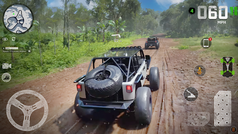 4x4 Jeep Driving Sim Game 3D screenshot