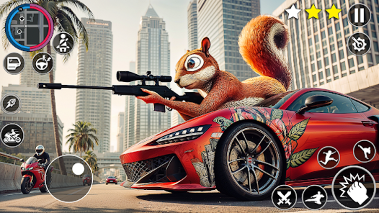 Squirrel Family 3D Gun Master screenshot