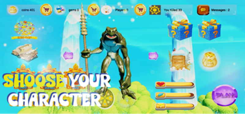 Ghosts Battle Multiplayer 4 characters open Image