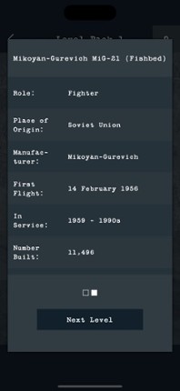 Guess the Cold War Aircraft screenshot