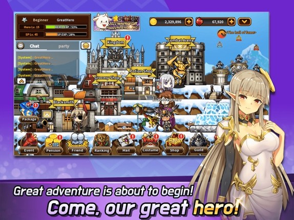 Hero Town Online screenshot