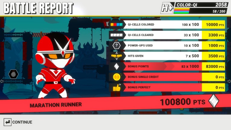 QUADRICOLOR: Ultra Sentai Color Ranger screenshot