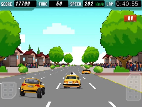 Taxi Cab Crazy Race 3D - City Racer Driver Rush screenshot