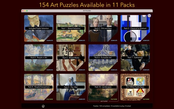 Art Puzzles screenshot