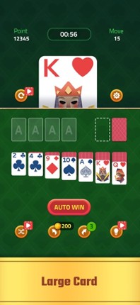 Big Card Solitaire screenshot