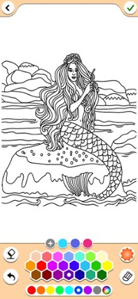 Coloring book 4 girls screenshot