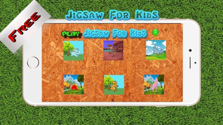 Dinosaur Jigsaw Puzzle Kids - Puzzles Games Education Learning Free For Toddler and Preschool screenshot