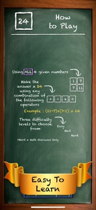 Fun Math - 24 Game Maths Cards Image