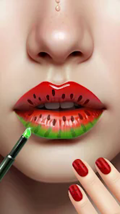 Lip Art Beauty DIY Makeup Game screenshot