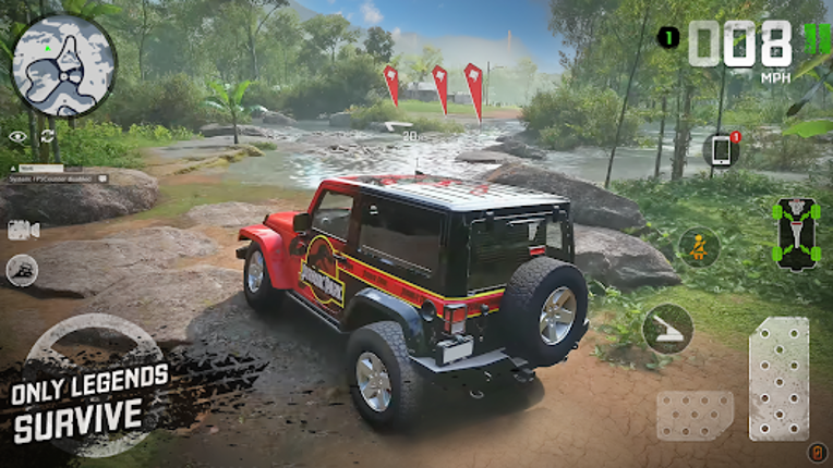 4x4 Jeep Driving Sim Game 3D screenshot
