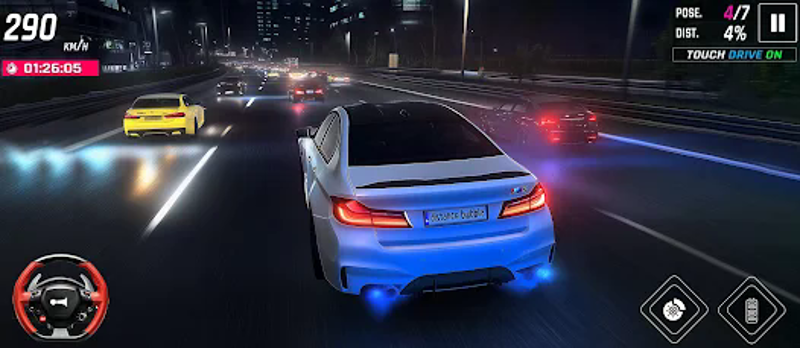 High Speed Stunt Car Race Game screenshot