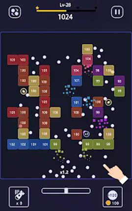 Bricks Breaker - brick game screenshot