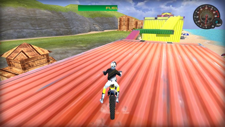 Hill Bike Stunt - 3D Motorcycle Racing screenshot
