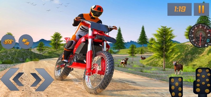 Off-road Dirt Bike Racing Game screenshot