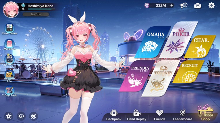 Poker Fate - Anime Girls Texas Hold'em screenshot