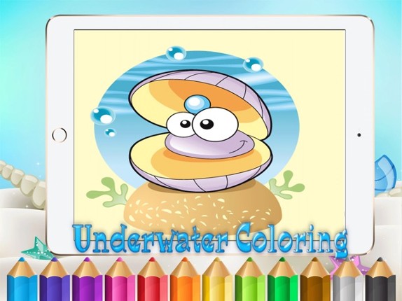 ๊Underwater Drawing Coloring Book Pages Online screenshot