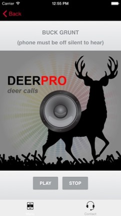 Whitetail Hunting Calls-Deer Buck Grunt -Buck Call - AD FREE - BLUETOOTH COMPATIBLE Image