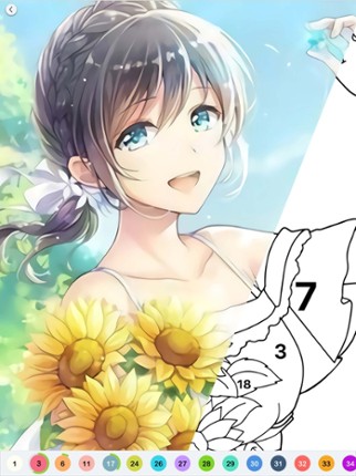 Anime Paint - Color By Number screenshot