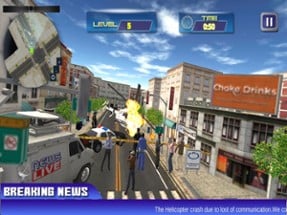 City Crime News Reporter Truck Image