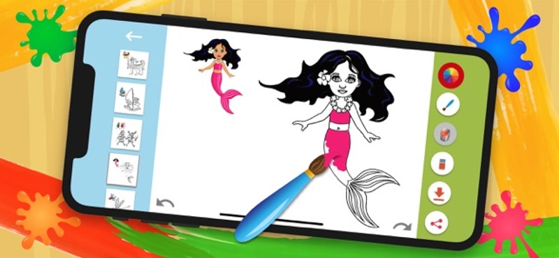 ColorKids: Coloring Book Lite. screenshot