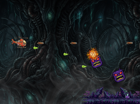 Cosmic Parasite — Alien Rescue Shooter (Prototype) Image