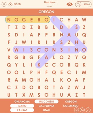 Daily Word Search - Speed Crossword Connect Puzzle screenshot