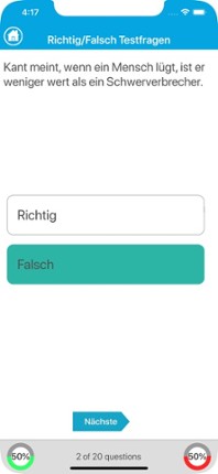 Der Philosophie Wissenstest screenshot