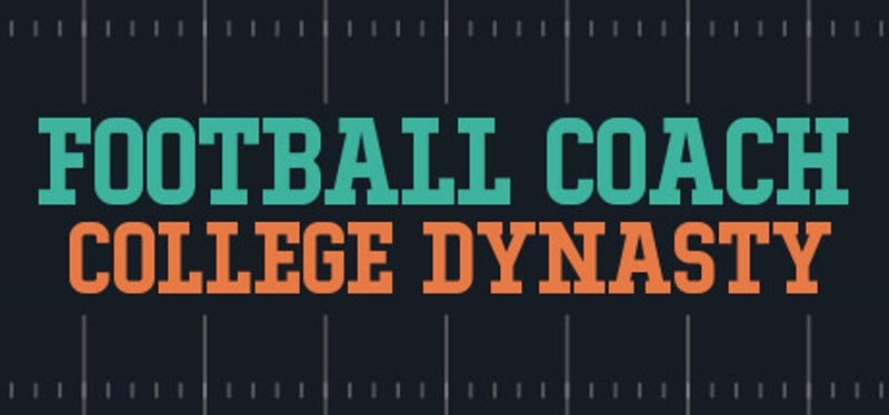 Football Coach: College Dynasty Game Cover