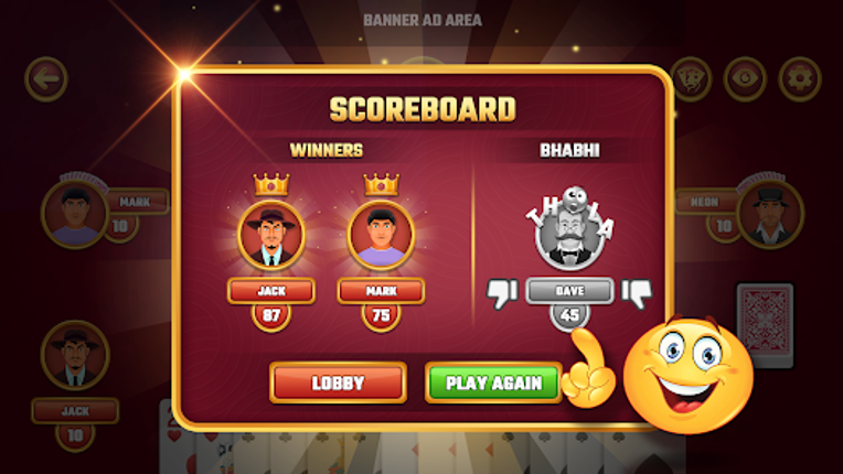 Bhabhi Thulla Card Game screenshot