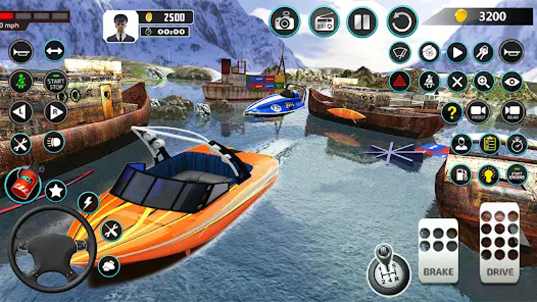 Crazy Boat Racing: Boat games Image