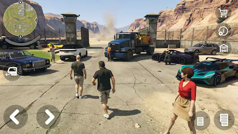 Open World Criminal City Game screenshot