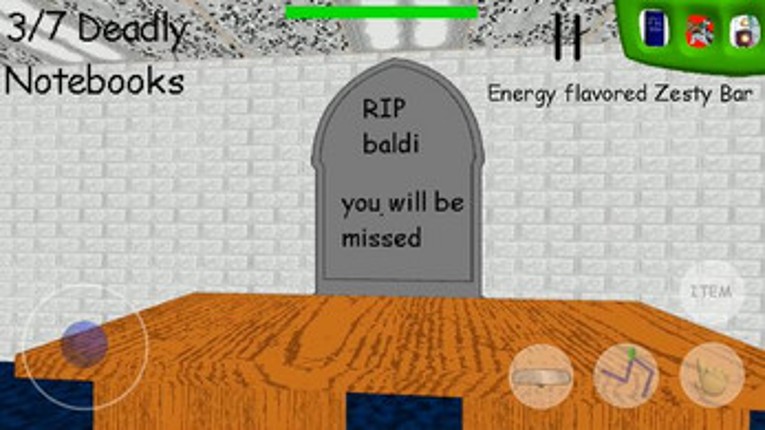 Baldi dies android screenshot