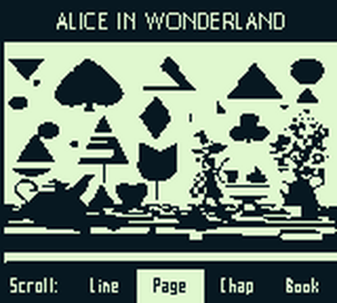 GBbook - Custom Game Boy Cartridge with Books and Literature Classics screenshot