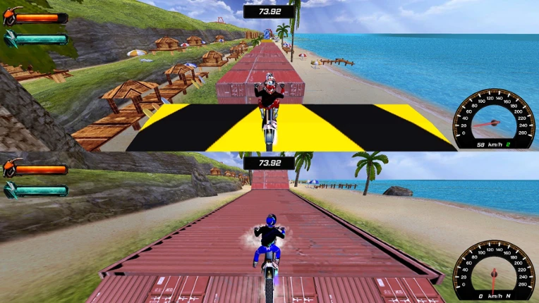 Hill Bike Racing 3D - Multiplayer 1V1 screenshot