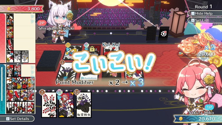 Hololive Holo's Hanafuda screenshot