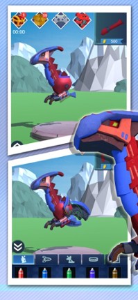 Mechanical Dinosaurs Assembled Image