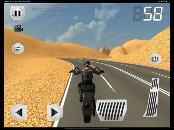 Motorcycle Simulator 3D screenshot