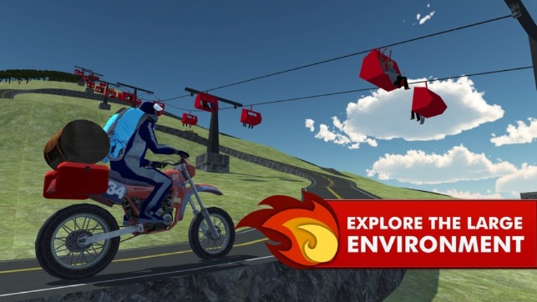Mountain Motorbike Rider – Ride motorcycle simulator on busy highway road Image