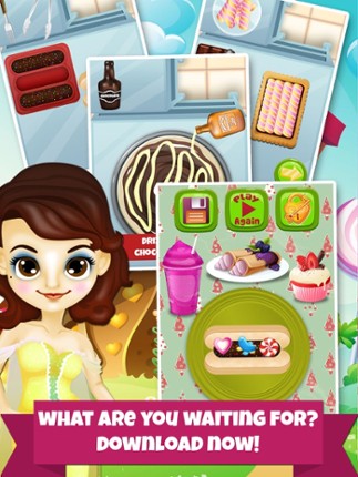Pizza Dessert Maker Salon - Candy Food Cooking &amp; Cake Making Kids Games for Girl Boy! Image