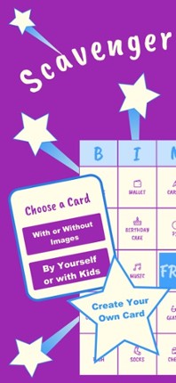 Scavenger Hunt Bingo Image