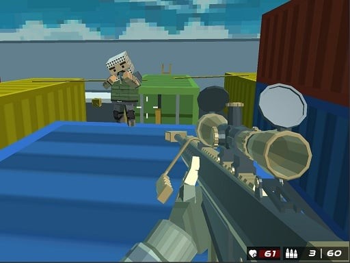Games like Shooting Blocky Combat Swat GunGame Survival