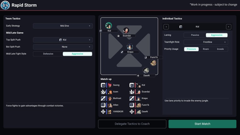 Teamfight Manager 2 screenshot