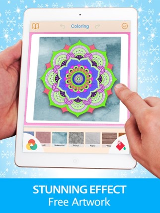 Coloring Book for Adults Mandala Color Therapy Image