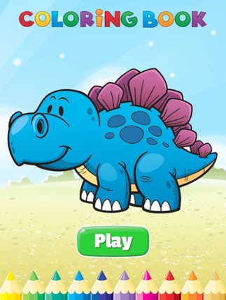 Dinosaur Dragon Coloring Book - Dino drawing for kid free, Animal paint and color games HD for good kid Image