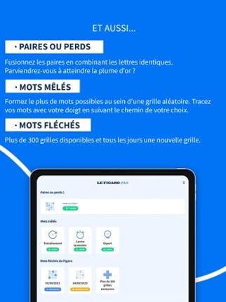 Figaro Jeux : mots croisés screenshot