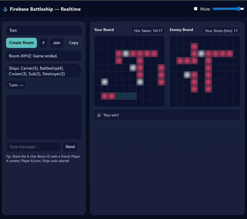 Games like ⚓ Firebase Battleship — Realtime
