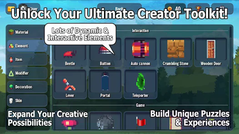 Sandbox Elements screenshot