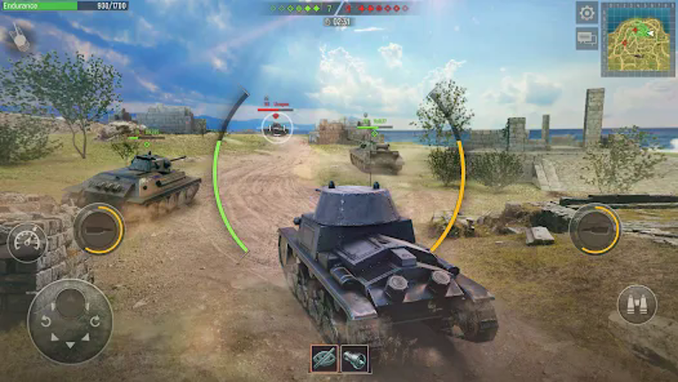 Battle Tanks：modern war tank screenshot