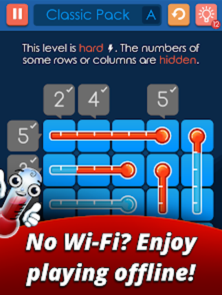 Grids of Thermometers screenshot