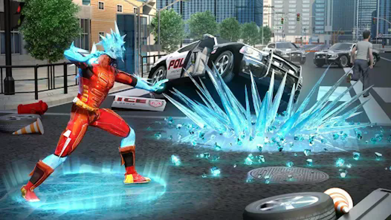 Snow Storm Superhero screenshot